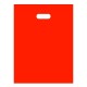 Merry Christmas Plastic Bag Red 40cmx30cm