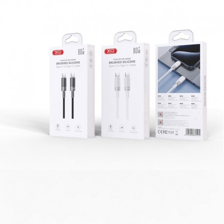 XO NB282B PD Type-C to Type-C DataCable 1m 60W White