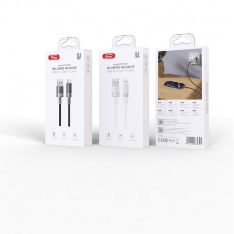 XO NB 282 PD Usb/Usb-C DataCable 1m 6A Black