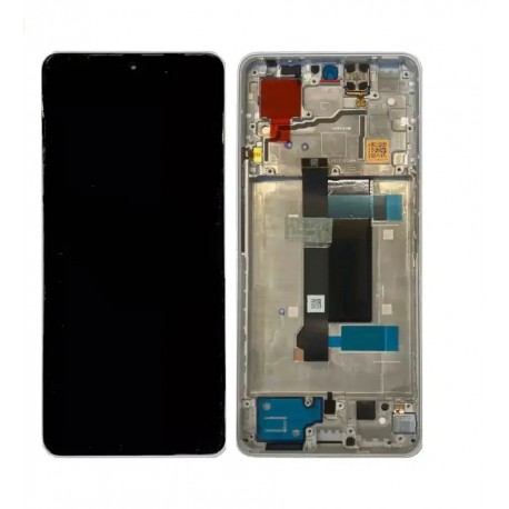 Xiaomi Poco X6 5G/Redmi Note 13 Pro 5G Lcd+Touch+Frame White ORIGINAL