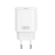 XO CE25 PD Wall Adapter Charger 25W 1xUsb-C+Usb-C/Usb-C Data Cable White