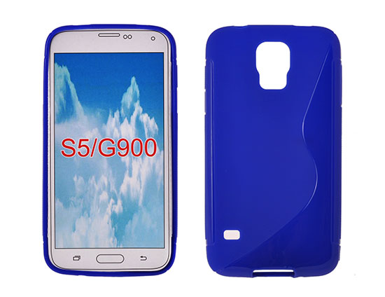 Silicone S-Line Samsung Galaxy S5/G900 dark blue
