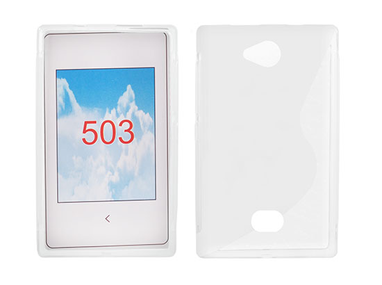 Silicone S-Line Nokia Asha 503 transparent