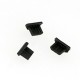 Silicone Anti Dust Plug Micro Usb Black [10pieces]