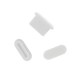 Silicone Anti Dust Plug Tupe C White [10pieces]