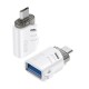 XO NB256C OTG Usb/Micro Usb Adapter White
