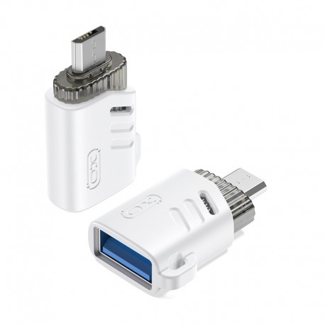 XO NB256C OTG Usb/Micro Usb Adapter White