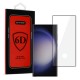 Samsung Galaxy S23 Ultra 6D Full Glue Tempered Glass Black With Hole For Scanner