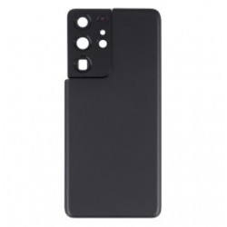 Samsung Galaxy S21 Ultra 5G BatteryCover+Camera Lens Black ORIGINAL SWAP