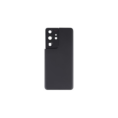 Samsung Galaxy S21 Ultra 5G BatteryCover+Camera Lens Black ORIGINAL SWAP