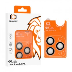 Apple iPhone 15 Pro/15 Pro Max Tempered Glass for Camera Lens Titanium 99% AR Transparent 3pcs