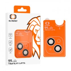 Apple iPhone 15/15 Plus Tempered Glass for Camera Lens Titanium 99% AR Transparent 2pcs