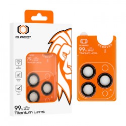 Apple iPhone 16 Pro/16 Pro Max Tempered Glass for Camera Lens Titanium 99% AR Titanium 3pcs