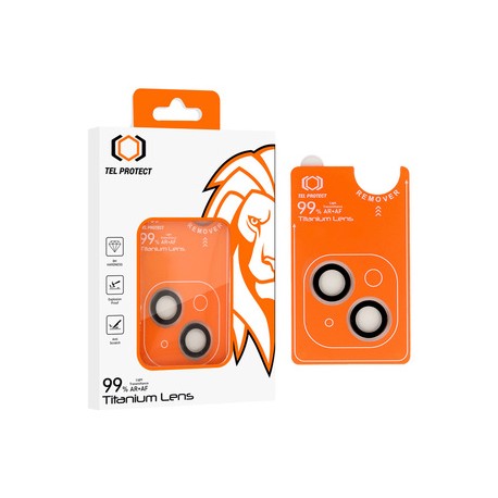 Apple iPhone 16/16 Plus Tempered Glass for Camera Lens Titanium 99% AR Transparent 2pcs