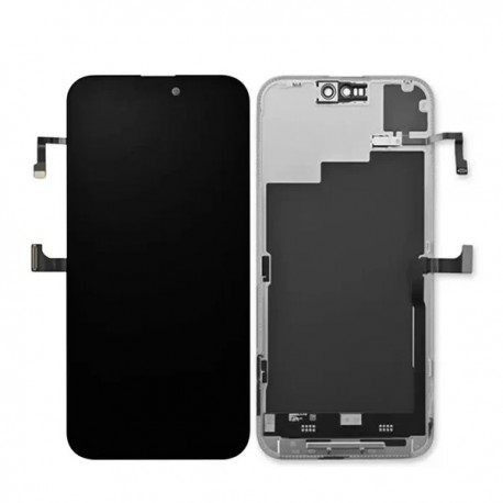 Apple iPhone 15 Pro Max Lcd+Touch Screen Black SERVICE PACK ORIGINAL(WITH SENSOR FLEX)