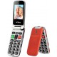Artfone CF241A Dual Sim 2.4'' GSM Flip Phone Red (Ελληνικό Μενού)