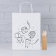 Paper Bag With Crayons