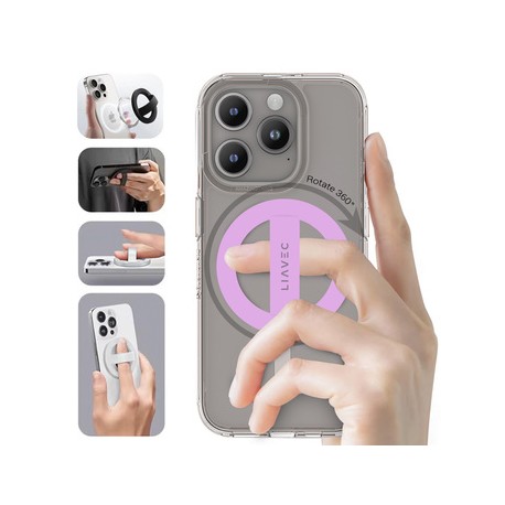 Liavec Ring Magsafe light purple